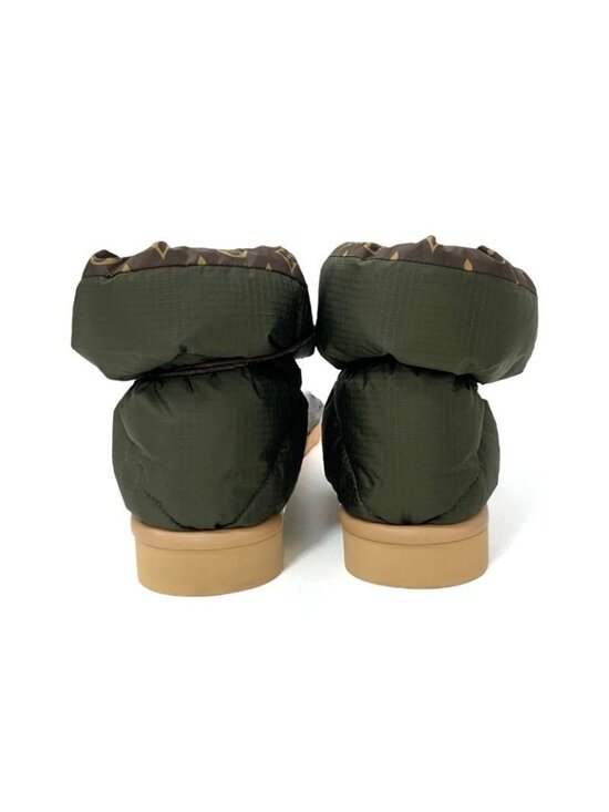 Louis Vuitton Pillow Line Monogram Boots Short Shoes Nylon Khaki Brown